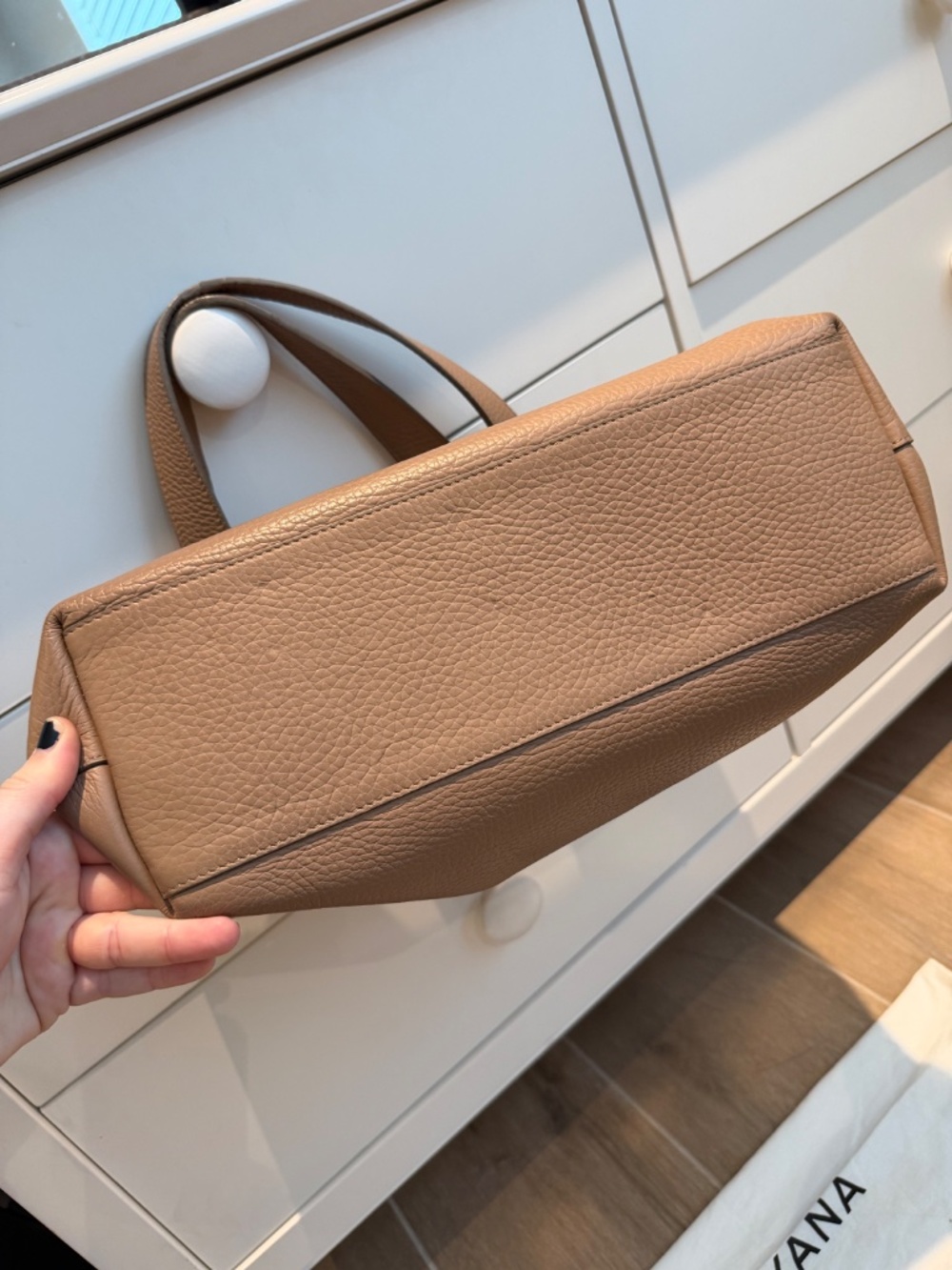 Cuyana System Tote Cappuccino 13 inch - Picture 6 of 11